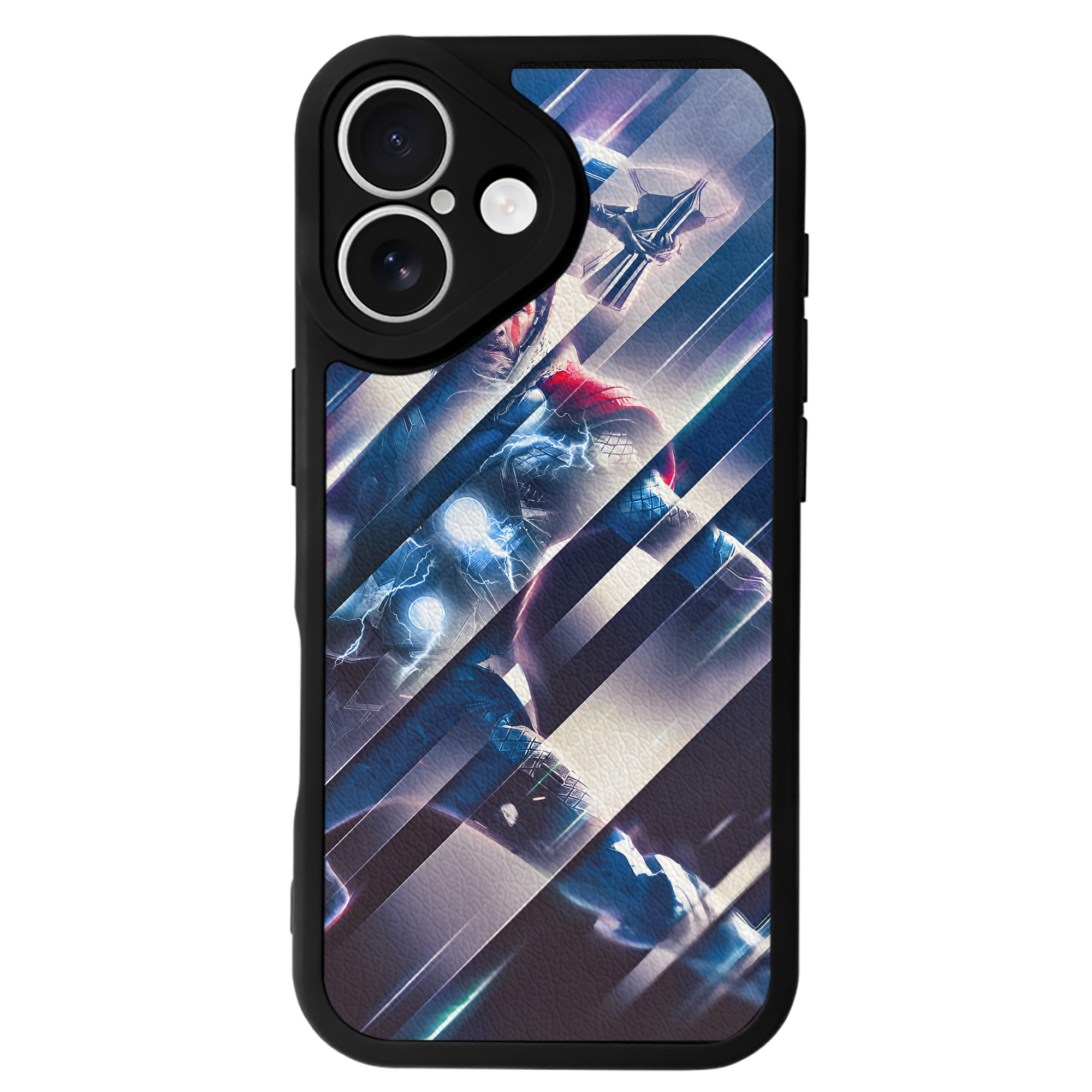 （画像用） アベンジャーズ The Avengers 【iPhone 16シリーズ対応】シリコンスマホケース（レザー調） 材質：シリコン